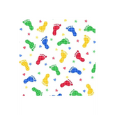 Comfy Flannel Prints, Footprints